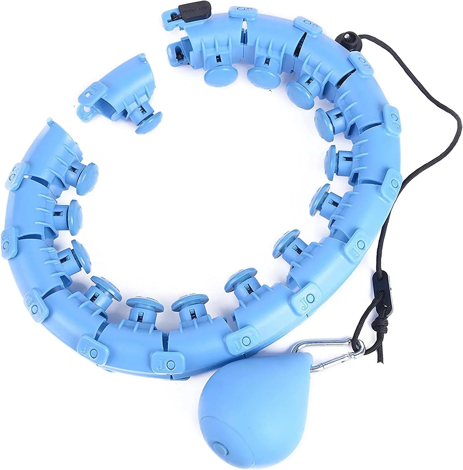 Adjustable Weighted Hula Hoop Fitness & Weight Loss Tool