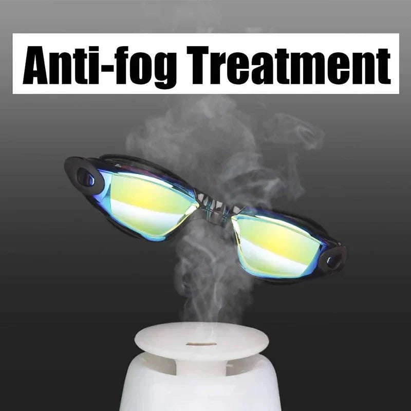 Anti-Fog Swimming Goggles Adjustable UV Protection for Adults & Kids