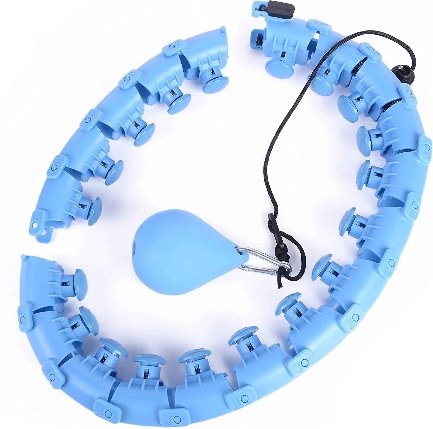 Adjustable Weighted Hula Hoop Fitness & Weight Loss Tool