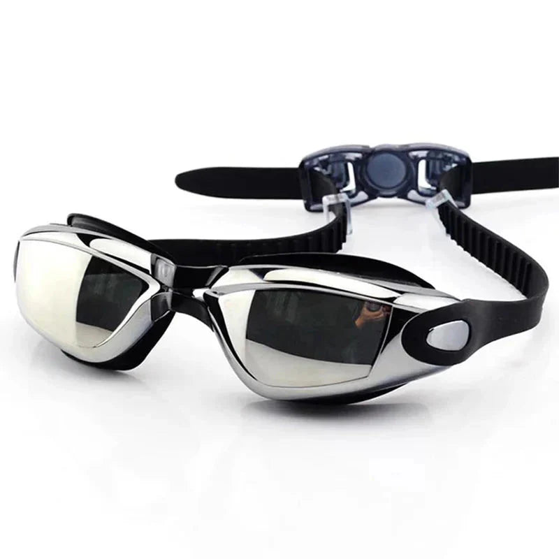 Anti-Fog Swimming Goggles Adjustable UV Protection for Adults & Kids