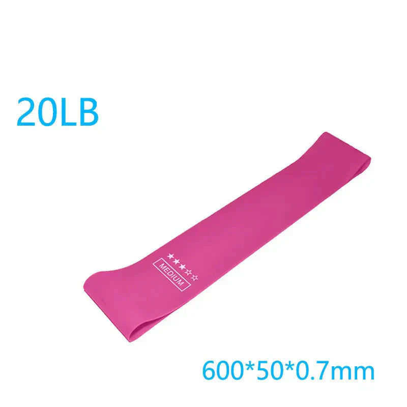 Elastic Resistance Bands Set Yoga, Pilates & Strength Training