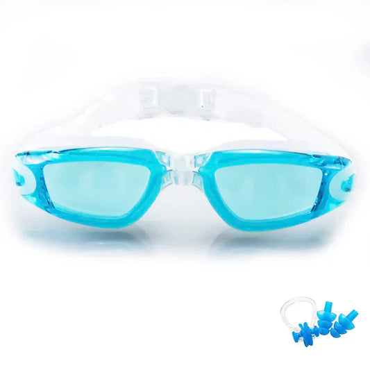 Anti-Fog Swimming Goggles Adjustable UV Protection for Adults & Kids