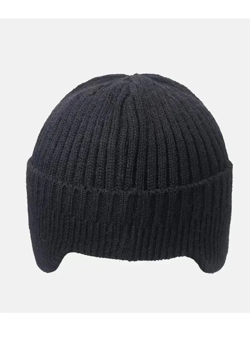 Winter Mens Knitted Hat Warm Outdoor & Cycling Cap